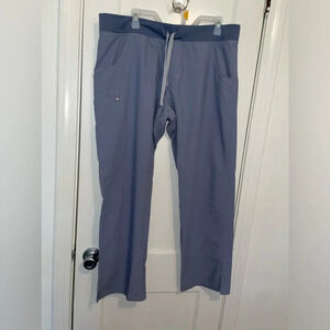 Figs Vapor Blue Space Dye Kade Cargo Scrub Pants - Size XL